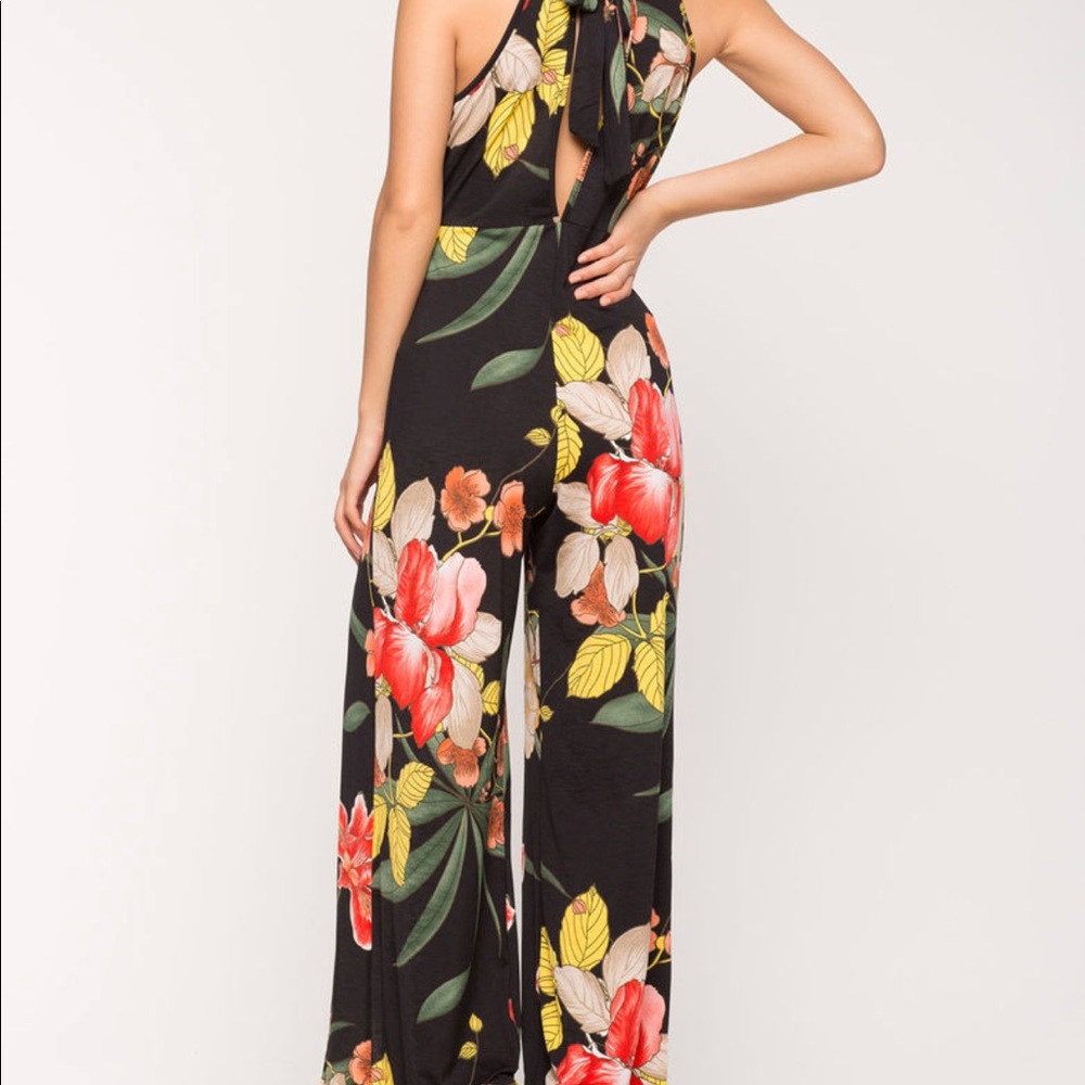 Size medium open pants jump suit